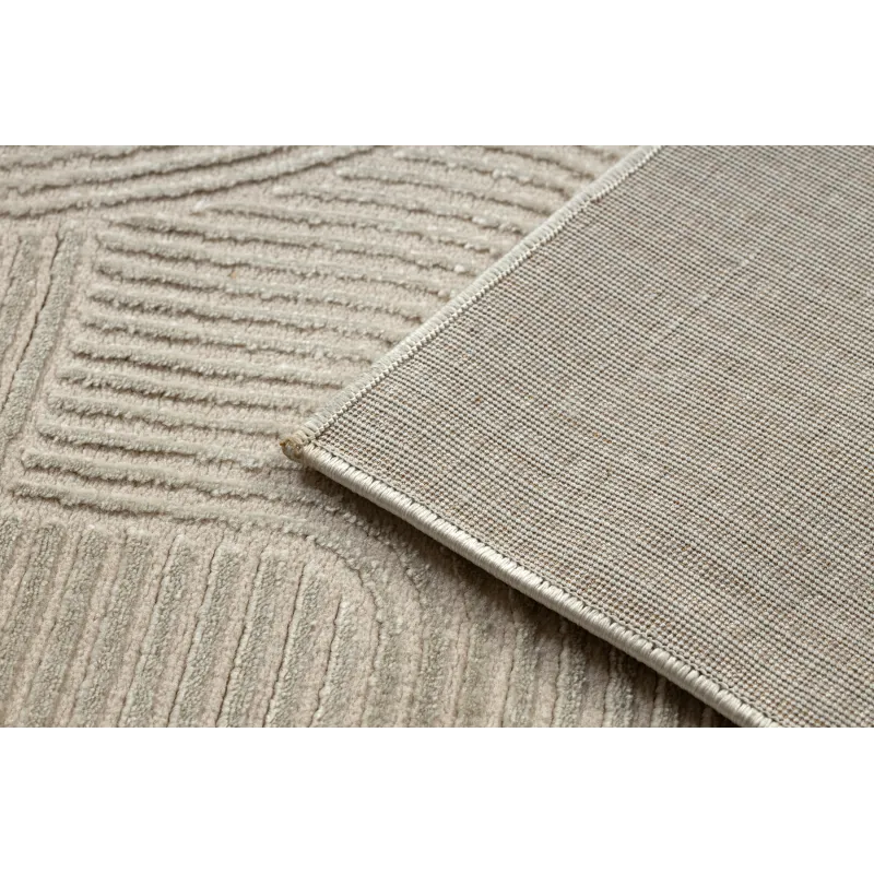 BALANCE 9086 taupe szőnyeg, luxus és textúrált anyag
