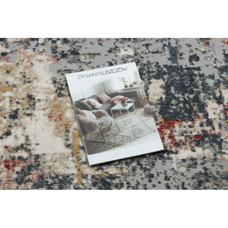 Rózsaszín DISTIN 0123A futó szőnyeg vintage stílusban - modern dizájn