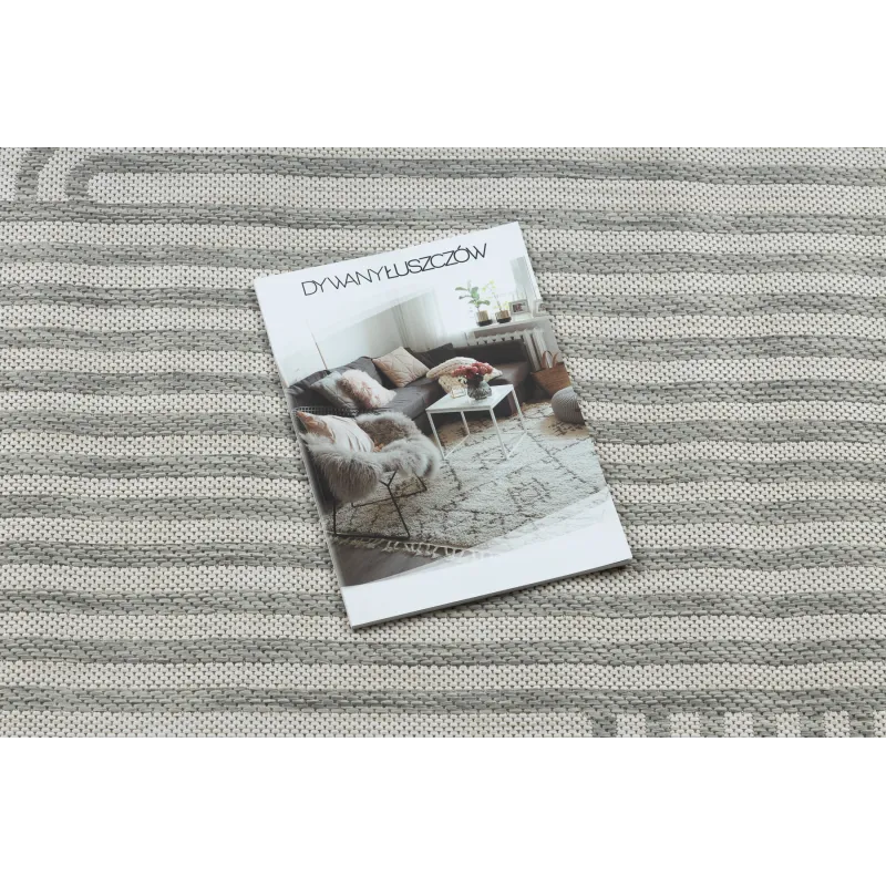 Modern ORGANIC 2131 szőnyeg krém és szürke árnyalatokban, stílusos kiegészítő bármely helyiséghez