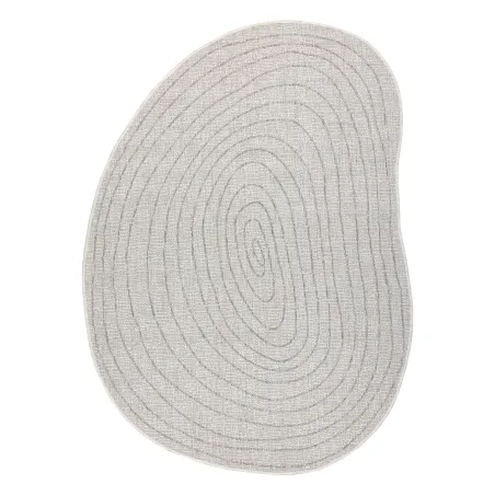 ORGANIC 2743 Sisal Krém szőnyeg, modern dizájn ecru és szürke árnyalatokban, természetes forma