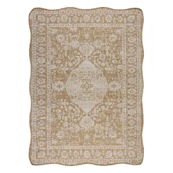 ORGANIC 2762 Sisal Ornament szőnyeg, természetes ecru szín, modern forma