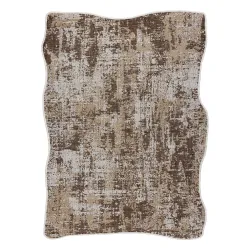ORGANIC 2755 sisal szőnyeg krém színben, modern, szabálytalan forma