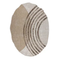 Modern geometrikus szizál szőnyeg ORGANIC 2767 ecru/natural színben