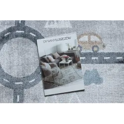 Ideális a nappaliba modern kerek szőnyeg