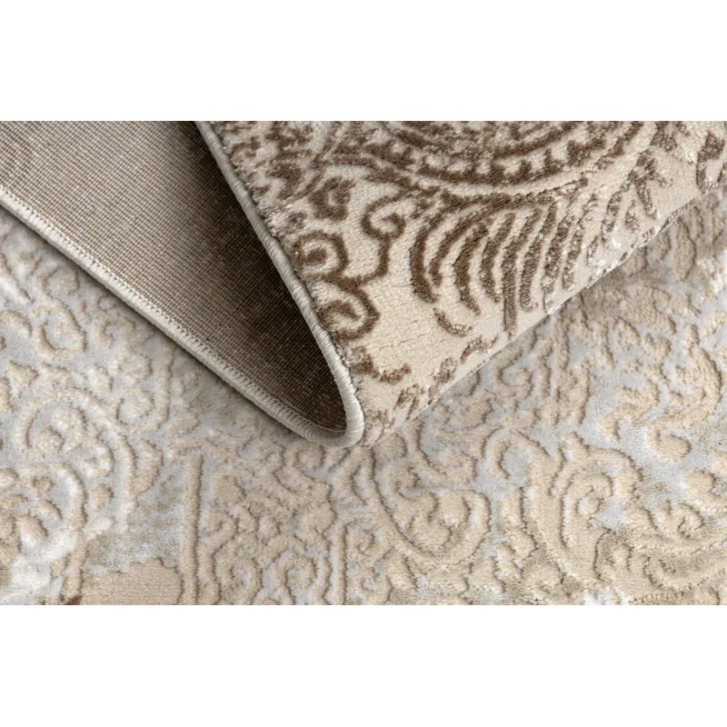ALLURE 5715 Absztrakt szőnyeg - Tökéletes nappaliba, elegáns bézs és fehér színben