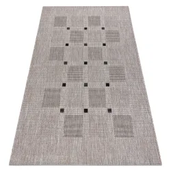 FLOORLUX 20079 ezüst és fekete sisal szőnyeg - 2. választás, környezetbarát anyag