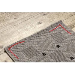 Texturált sisal szőnyeg, elegáns választás a nappaliba