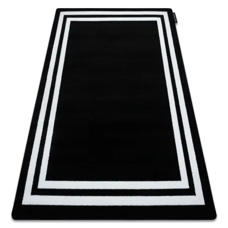 HAMPTON Frame fekete szőnyeg - modern szőnyeg elegáns fekete kerettel