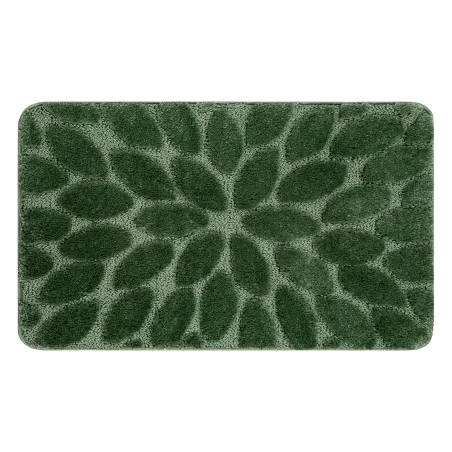 Zöld SUPREME STONES fürdőszoba szőnyeg, puha, csúszásgátló, modern