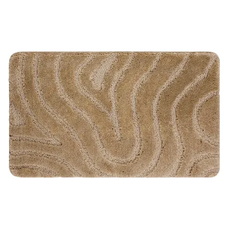 SUPREME WAVES fürdőszoba szőnyeg, bézs, rugalmas, modern