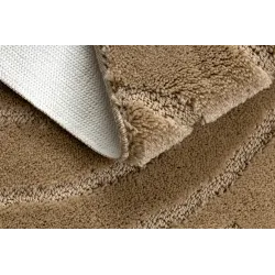 SUPREME WAVES fürdőszoba szőnyeg, ideális fürdőszobába, bézs