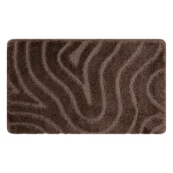 Supreme Waves barna fürdőszobai szőnyeg
