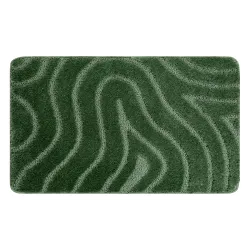 Supreme Waves zöld fürdőszobai szőnyeg