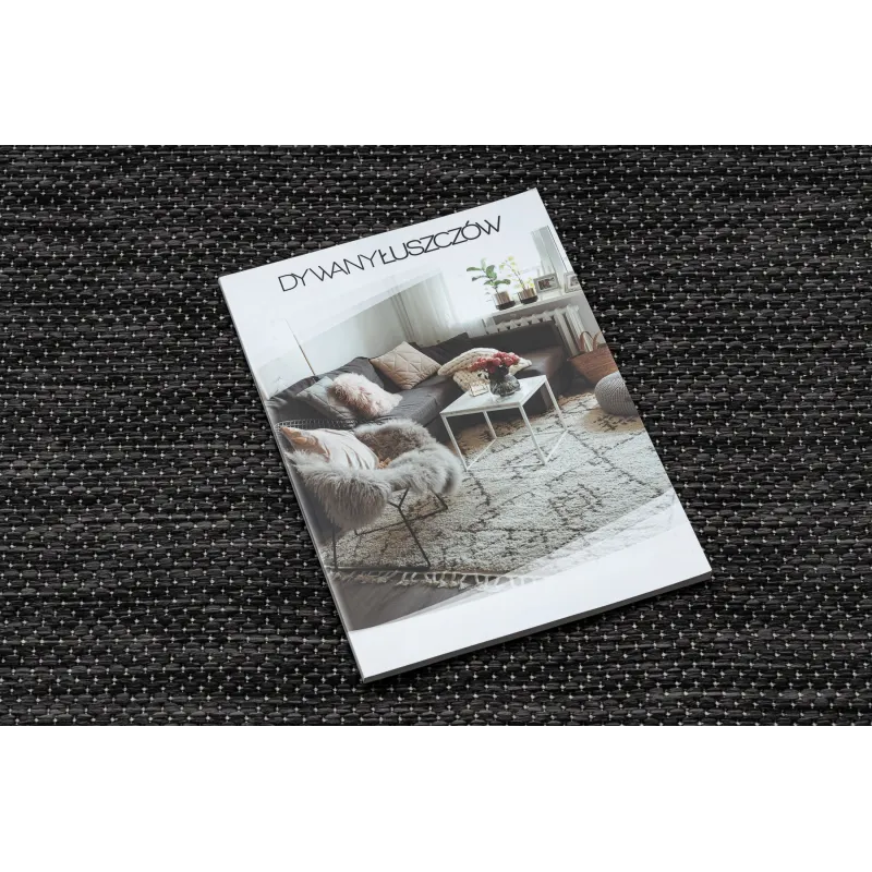 Melanzs fekete sisal szőnyeg, tökéletes modern otthonokhoz