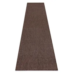 SION A5165A barna szőnyeg, sík szövés, természetes sisal anyag