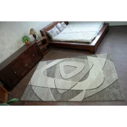 Modern SHADOW 8594 szőnyeg szürke és bézs színben