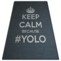 Sizál szőnyeg FLOORLUX 20276 YOLO fekete/ezüst, természetes anyag