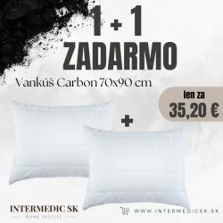 Antistress Carbon Párna 70×90 cm – Hipoallergén, Stresszoldó, 1+1 INGYENES