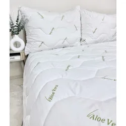 Nyári garnitúra paplan + párna Aloe Vera Green 100 g/m² mikroszál