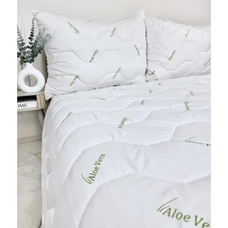Nyári garnitúra paplan és párna Aloe Vera Green mikroszálas 100 g/m²