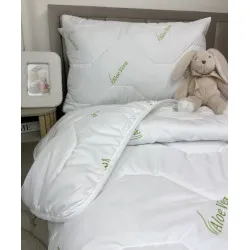 Gyermek nyári garnitúra paplan és párna Aloe Vera Green 100 g/m² 90x120/45x65 cm
