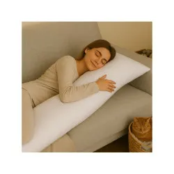 Relaxációs párnahuzat Fehér 50x150 cm