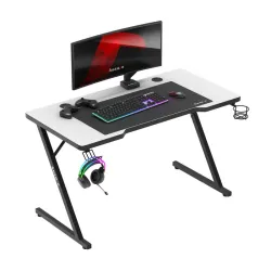 Hero 2.5 Fehér Gamer Asztal 120 cm