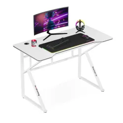 Huzaro Hero 1.6 Fehér Gamer asztal 120 cm