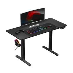 Hero 8.2 Fekete Elektromos Gamer Asztal 120 cm