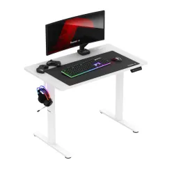 Hero 7.9 Elektromos Gamer Asztal Fehér 100 cm