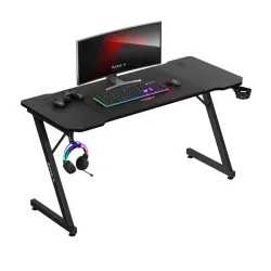 Hero 3.3 Fekete Gamer asztal 140 cm