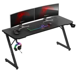 Hero 4.8 Gamer asztal Fekete 160 cm
