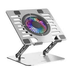 Hold 4.0 RGB Laptop Állvány - Magassággal Állítható, 11"-17", USB Portok
