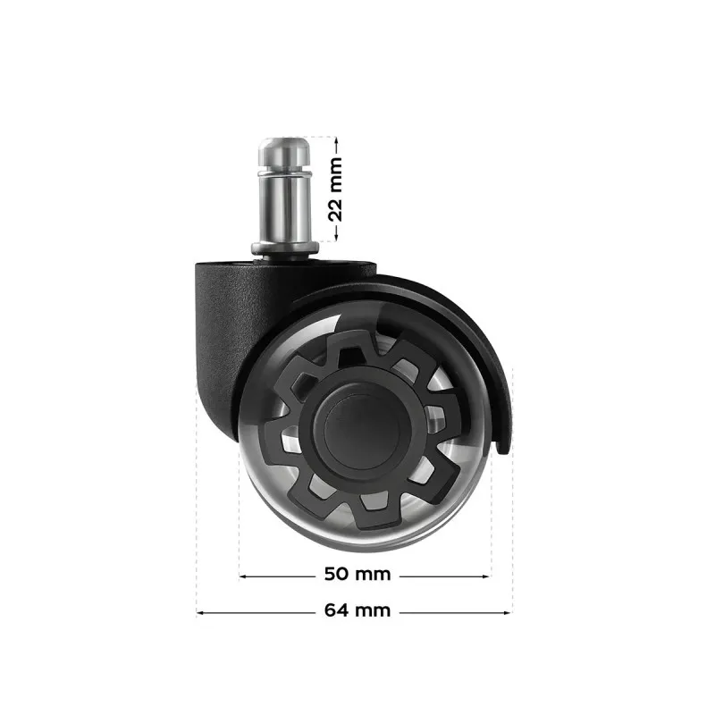 Wheels 3.0 Fekete Szék Kerekek 6