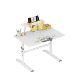 Study 3.7 Szürke Szabályozható Gyerek Íróasztal 90 cm