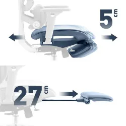 Expert 8.7 szürke Mesh ergonomikus gamer szék 9