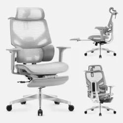 Expert 8.7 szürke Mesh ergonomikus gamer szék 16