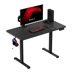 Hero 8.1 Fekete elektromos gamer asztal 120x60cm