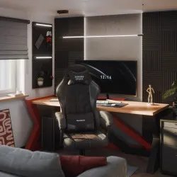 Force 2.7 Fekete Carbon Velúr Gamer Szék 3