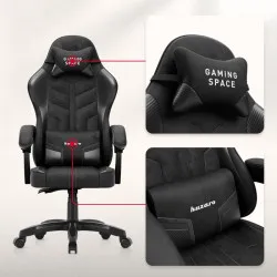 Force 2.7 Fekete Carbon Velúr Gamer Szék 4