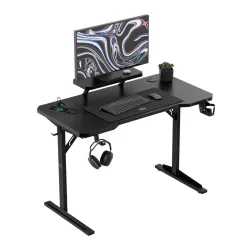 Leader 5.1 Gamer asztal Monitor Polccal Fekete 115 cm
