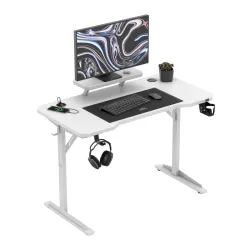 Leader 5.1 Gamer Asztal Monitor Polccal Fehér 115 cm