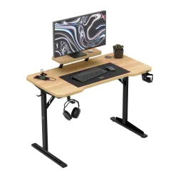 Leader 5.1 Gamer Asztal Monitorpolccal Tölgy 115 cm