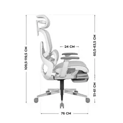Mark Adler Expert 9.3 Szürke Ergonomikus Gamer Szék 8