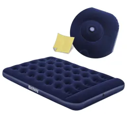 Felfújható Matrac 191x137x28 cm Beépített Lábszivattyúval Bestway 67225