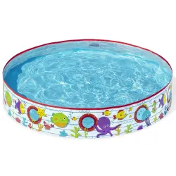 Felfújható Gyermek Medence Gyűrű Halak 152 x 25 cm Bestway 55029