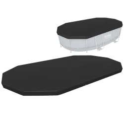 Bestway 58425 Medence Takaró Ovális Keretmedencéhez 427 x 250 x 100 cm