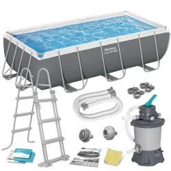 Bestway 404 x 201 x 100 cm kerti medence kerettel 10-in-1 56442