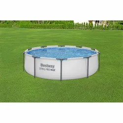 Tartós kerti medence acélvázzal 305 x 76 cm Bestway 56406