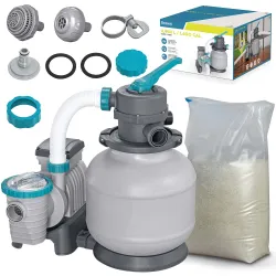 Homokpumpa 6056 l/h + 25kg Homok Bestway 58497